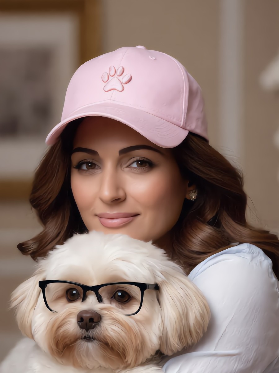 Jasmine, founder of Motion Foundry, with her dog Cookie